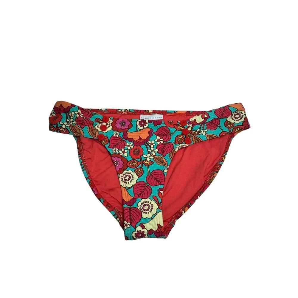 Robin Piccone Bibi Bkini Bottoms Size M New - Picture 1 of 6